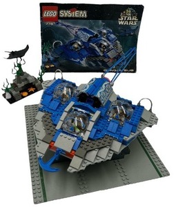 lot 251 image: STAR WARS LEGO 7161 COUNTED. COMPLETE SET. GUNGAN SUB