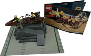 lot 247 image: STAR WARS LEGOS 7104 COUNTED. COMPLETE SET. DESERT SKIFF