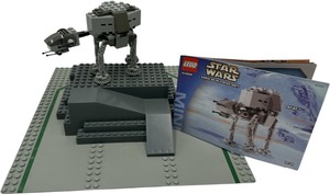lot 246 image: STAR WARS LEGO 4489 COUNTED. COMPLETE SET. MINI BUILDING SET AT-AT