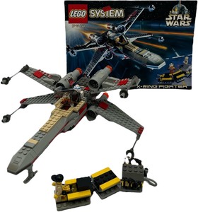 lot 243 image: STAR WARS LEGO 7140 COUNTED. COMPLETE SET. X-Wing Fighter