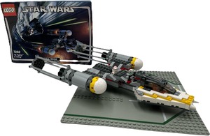 lot 241 image: STAR WARS LEGO 7262 COUNTED. COMPLETE SET. TIE FIGHTER & Y-WING