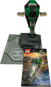 lot 240 image: STAR WARS LEGO 7144 COUNTED. COMPLETE SET. SLAVE 1