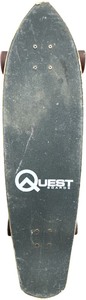 lot 335 image: QUEST SKATEBOARD, REDBLK 44IN