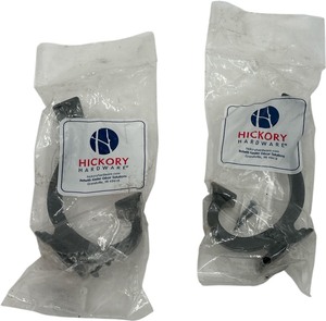 lot 419 image: HICKORY HARDWARE DOUBLE COAT HOOK SET OF 2