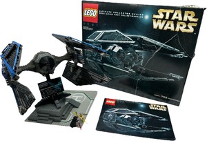lot 3 image: STAR WARS LEGO 7181 COUNTED-COMPLETE SET TIE INTERCEPTOR WITH EXTRA MINIFIGS