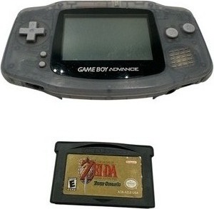 lot 487 image: GAMEBOY ADVANCE AND ZELDA GAME, NO CHARGER OR BACK COVER