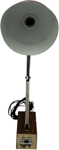 lot 488 image: VINTAGE 1960S MCM TENSONS BROWN RETRO PORTABLE DESK LAMP