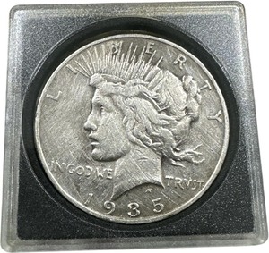 lot 1 image: 1935 S PEACE 90% SILVER DOLLAR U.S. COIN