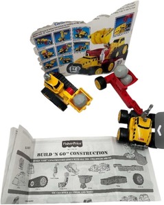 lot 105 image: FISHER PRICE RARE BUILD N GO CONSTRUCTION SET