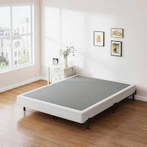 HOMZENE 9 in. Queen Size Box Spring with Metal Structure, Mattress Foundation with Frabric Cover, Easy Assembly and No Squeak Customer Returns See Pictures