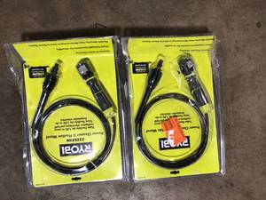 Lot of RYOBI EZClean Power Cleaner 6 ft. Flexible Wand  Customer Returns See Pictures