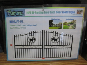 14 Bi-Parting Driveway Gate