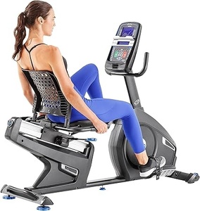 lot 3 image: Nautilus R616 Recumbent Exercise Bike with Advanced Display and Comfort Seat