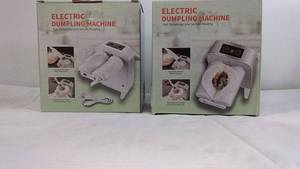 lot 25 image: Set of 2 Electric Dumpling Machines for Fast Dumpling Making