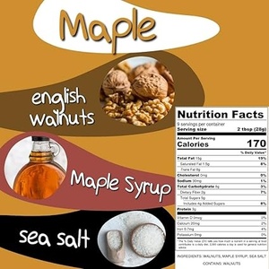 lot 35 image: 3 Jars of Crazy Go Nuts Maple Walnut Butter