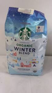 lot 42 image: Starbucks Organic Winter Blend Whole Bean Coffee 40 oz