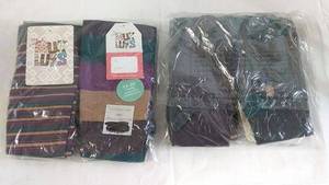 lot 79 image: 2 Sets of 4 Muk Luks Compression Trouser Socks in Assorted Colors
