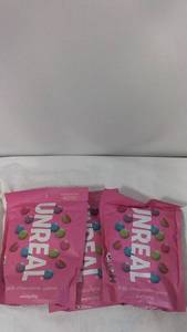 lot 106 image: Lot of 3 Bags of Unreal Milk Chocolate Gems
