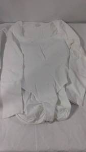 lot 112 image: XL Womens Long Sleeve White Bodysuit