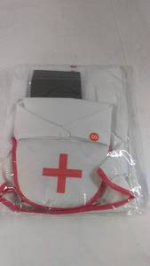 lot 119 image: Nurse Costume Set with Gloves and Stockings - Size S