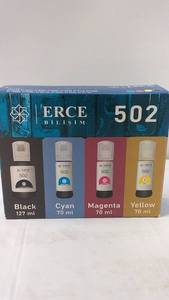 lot 151 image: ERCE BILISIM 502 Ink Refill Set for Printers - Black, Cyan, Magenta, Yellow