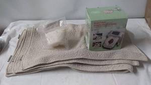 lot 159 image: Lot of 4 Ames Walker Mats, 2 Silicone Sleeves, and Electric Dumpling Machine