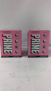 lot 193 image: Set of 2 Prime Energy Drink Packs - Strawberry Watermelon