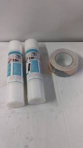 lot 203 image: Set of 2 Non-Slip Shelf Liners and Roll of Anti-Slip Tape