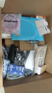 lot 215 image: Mixed Lot of Party Supplies, Electronics, and Accessories