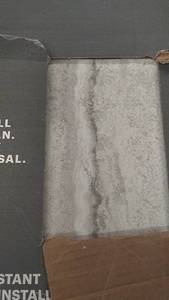 lot 259 image: 2 Boxes of Bianco Classico 12x24 Inch No-Wax Wear Layer Floor and Wall Tiles - Set of 30 pcs