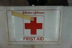 lot 126 image: Johnson & Johnson First Aid Kit