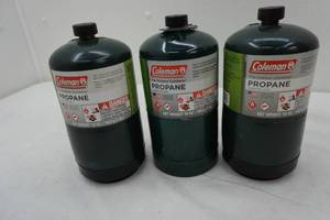 lot 139 image: Coleman propane camping gas-3ct