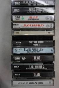 lot 193 image: Elvis Presley Cassette Tape Collection