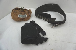 lot 195 image: back brace - size L and toolbelt holder-size M