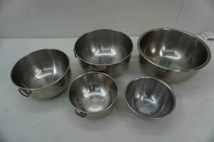lot 219 image: Stainless Steel bowl set