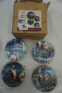 lot 237 image: Terry Redlin Mini Plates America America