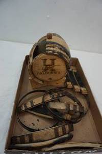 lot 241 image: personalized engraved small whiskey barrel