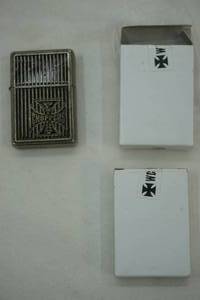 lot 250 image: 2 West Coast Choppers Zippo Lighters