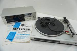 lot 291 image: Fisher stereo parts  turntable and cassette