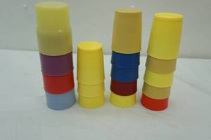 lot 357 image: Assorted Tupperware tumblers