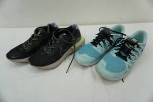 lot 409 image: Used sneakers 8.5 and 9 (Nike, Asics)