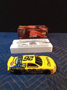 lot 159 image: 1998 Nascar Mac Tools Johnny Benson #26 die cast race car with certificate of authenticity