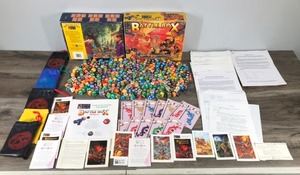 lot 117 image: TSR Dragon Dice Battle Box  - Ton of Dice and More