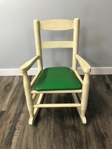 lot 128 image: Vintage Kids Rocking Chair