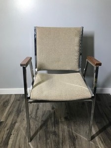 lot 129 image: Metal Framed Office Chair made by Zenix