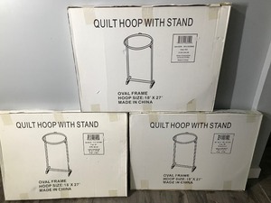lot 130 image: 3 - Quilt Hoop Stands New in the Box