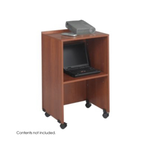 lot 135 image: Safco Lectern Base Media Cart New in the Box