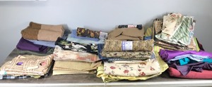 lot 144 image: Large Lot of Different Types of Fabric