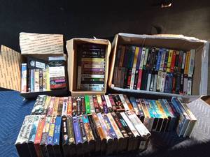 lot 237 image: 3 boxes of VHSs