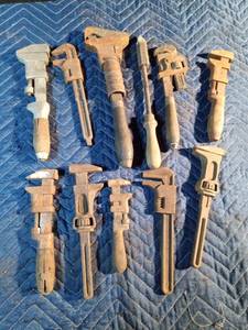 lot 224 image: Vintage wrenches